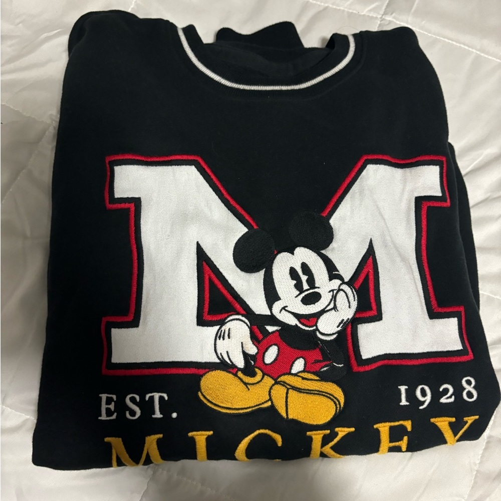 Disney Mickey Hoodie- EST 1928! Worn once, warm and cute! Size Small (Unisex).